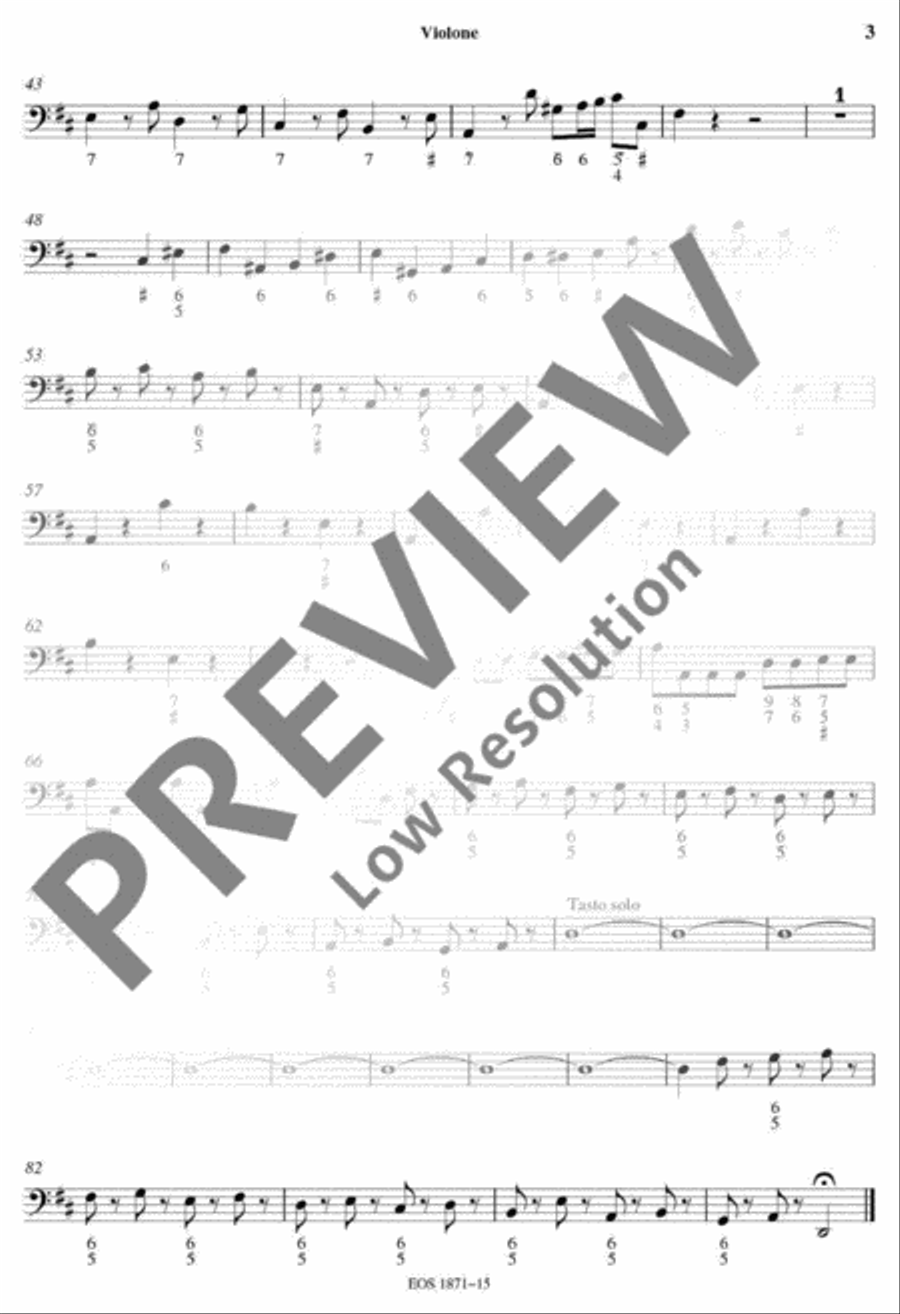 L'Estro Armonico Double Bass scores gallery preview page 3
