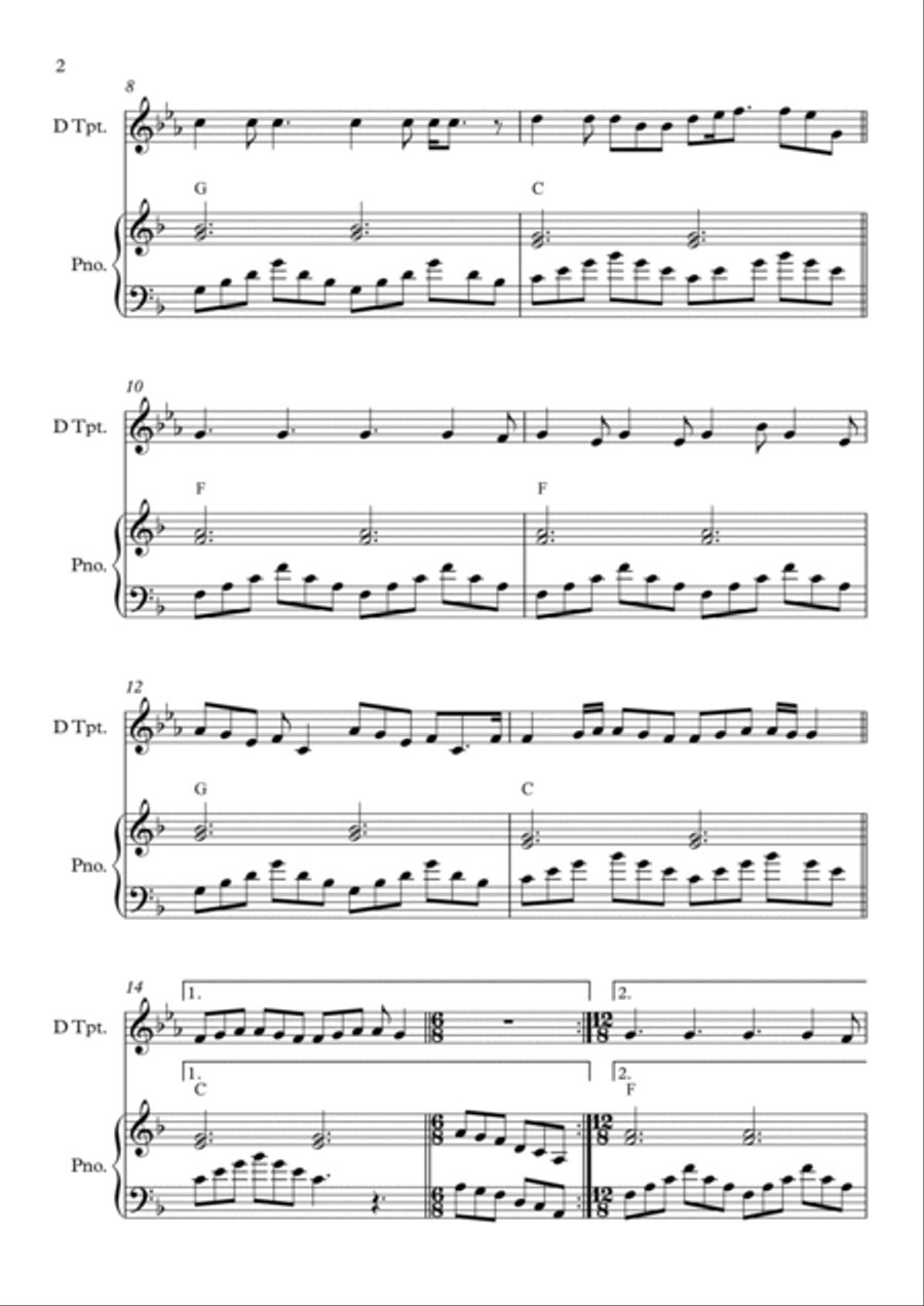 Happier Trumpet Solo scores gallery preview page 2