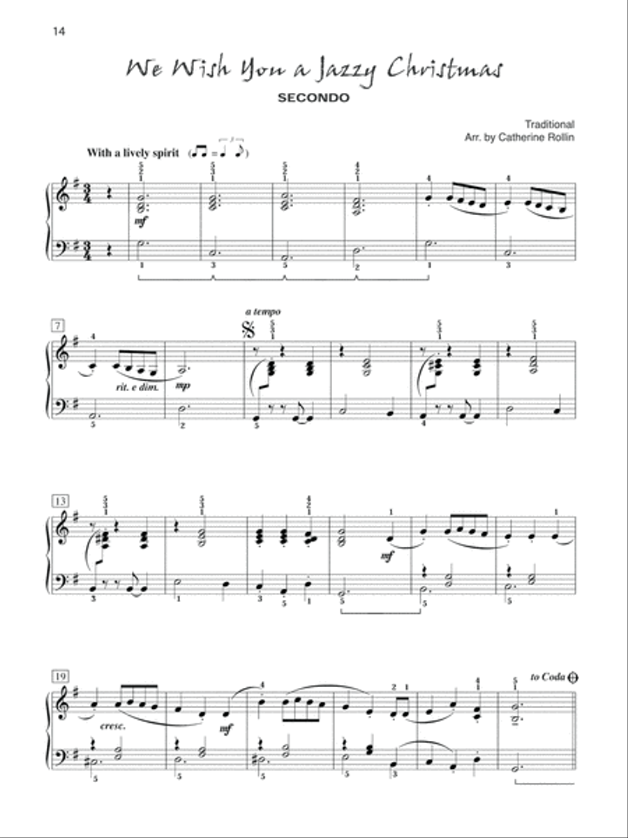 We Wish You a Jazzy Christmas Small Ensemble scores gallery preview page 5