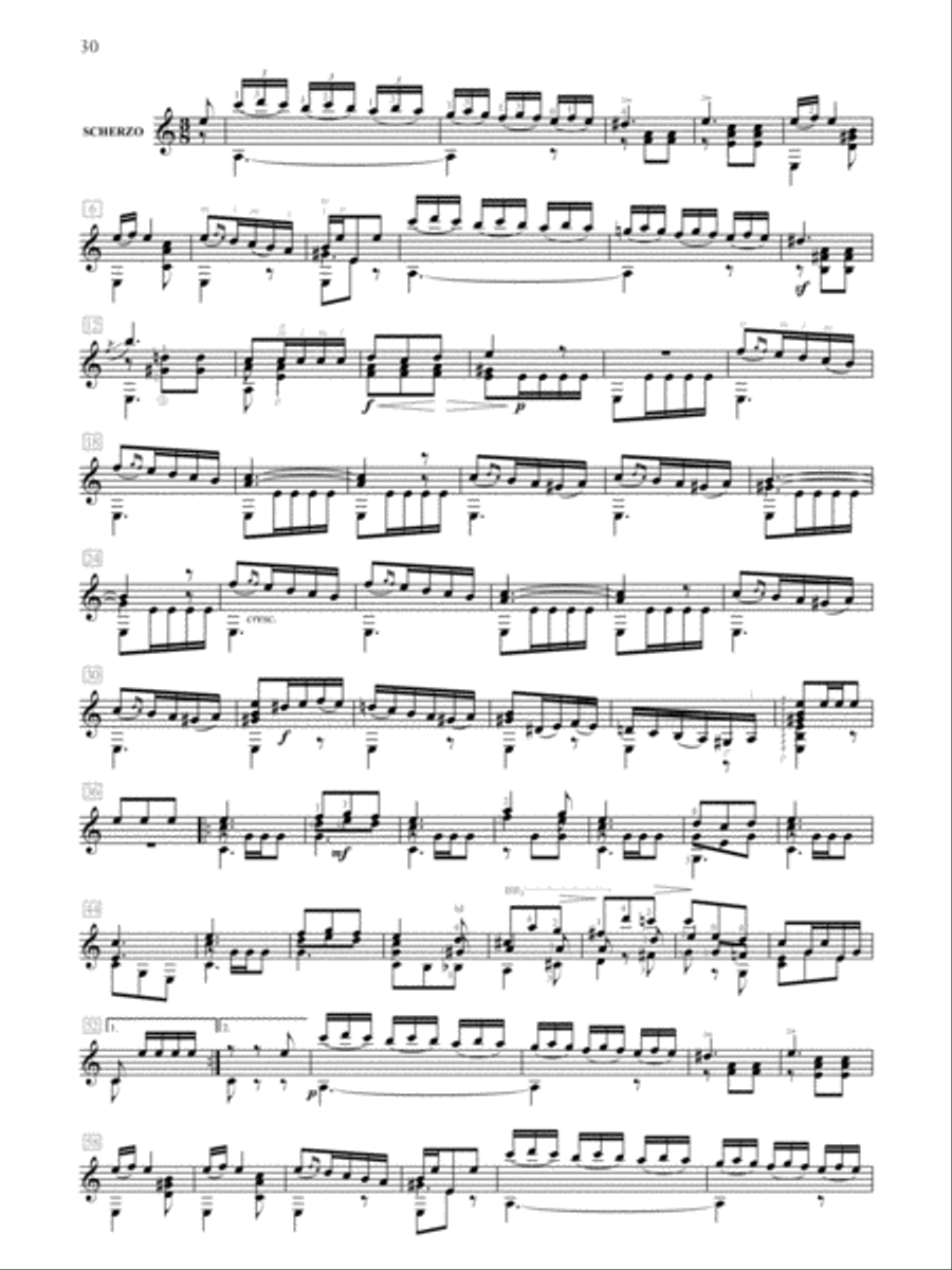 Coste -- Selected Works for Guitar Acoustic Guitar scores gallery preview page 5