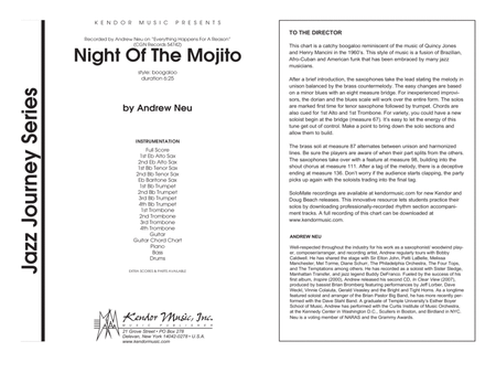 Night Of The Mojito - Conductor Score (Full Score)