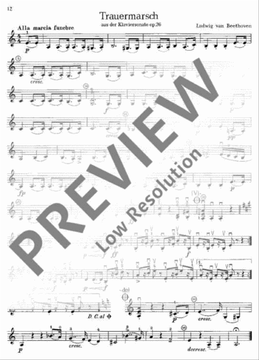 Musik zur Feier Violin scores gallery preview page 13