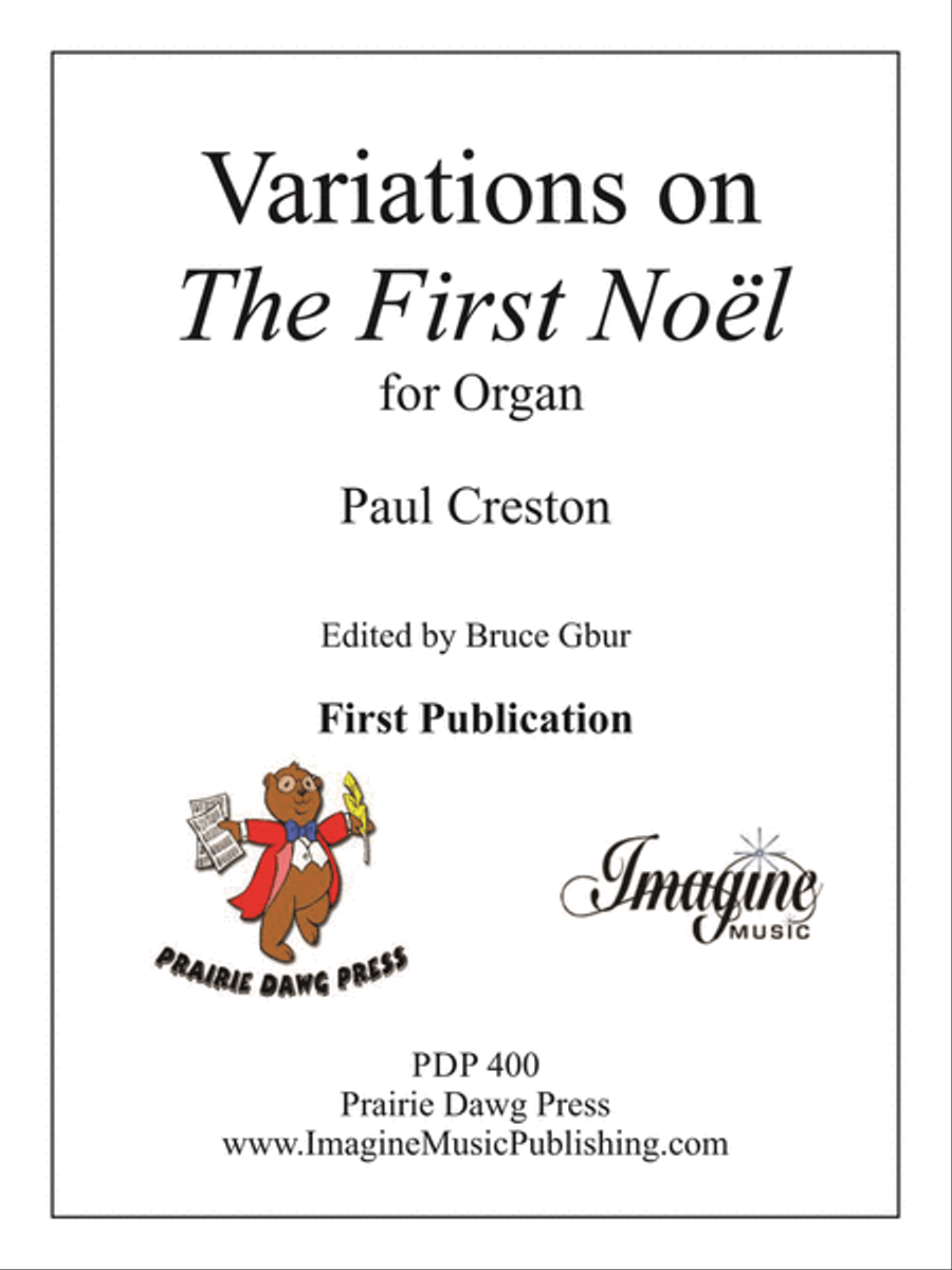 Variations on the First Noel Organ scores gallery preview page 1