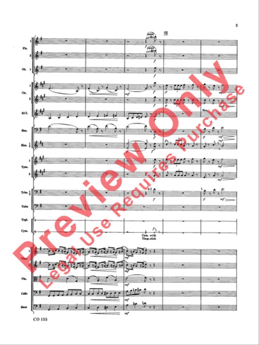 Nutcracker Ballet, Set II (March of the Nutcracker and Trepak) Full Orchestra scores gallery preview page 4
