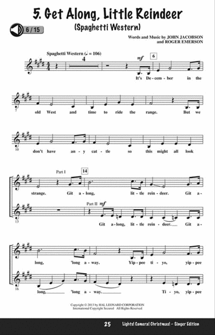 Lights! Camera! Christmas! Choir scores gallery preview page 6