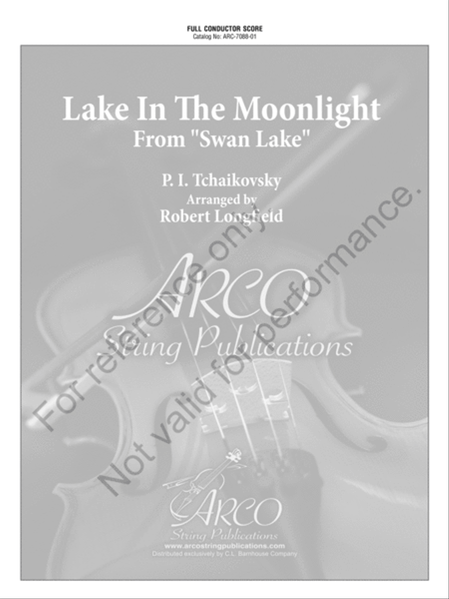 Lake In The Moonlight String Orchestra scores gallery preview page 2