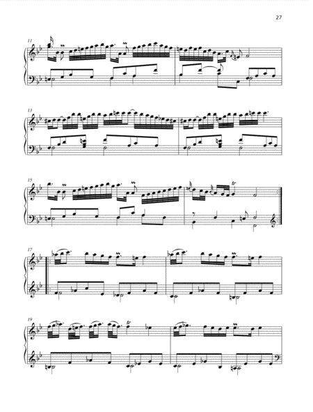 Sonata III B-flat major