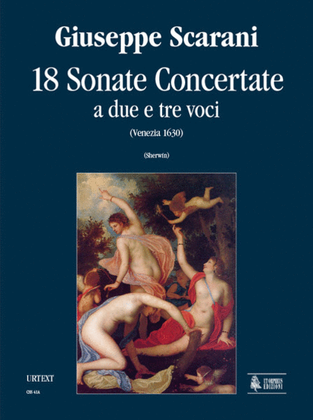 Book cover for 18 Sonate Concertate a due e tre voci (Venezia 1630)