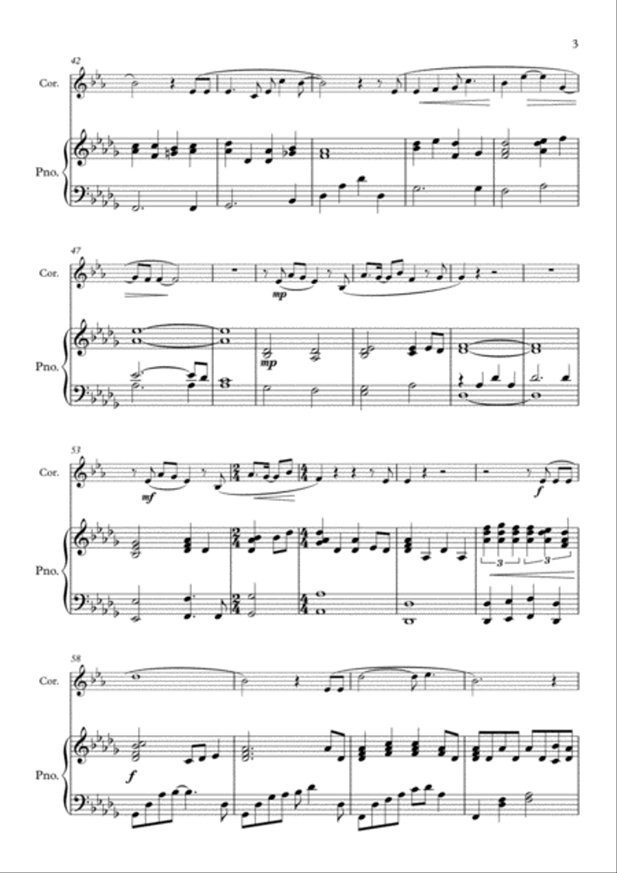 My House Trumpet Solo scores gallery preview page 3