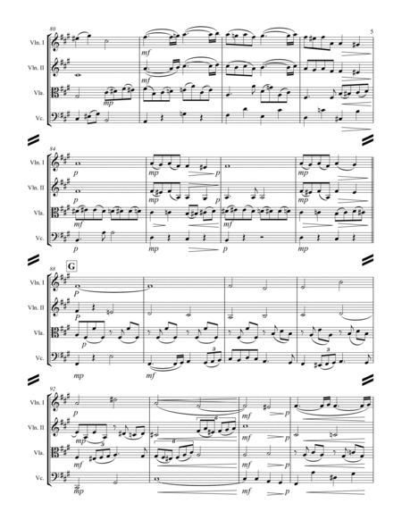 Faure - Pavane, Op. 50 (for String Quartet) image number null
