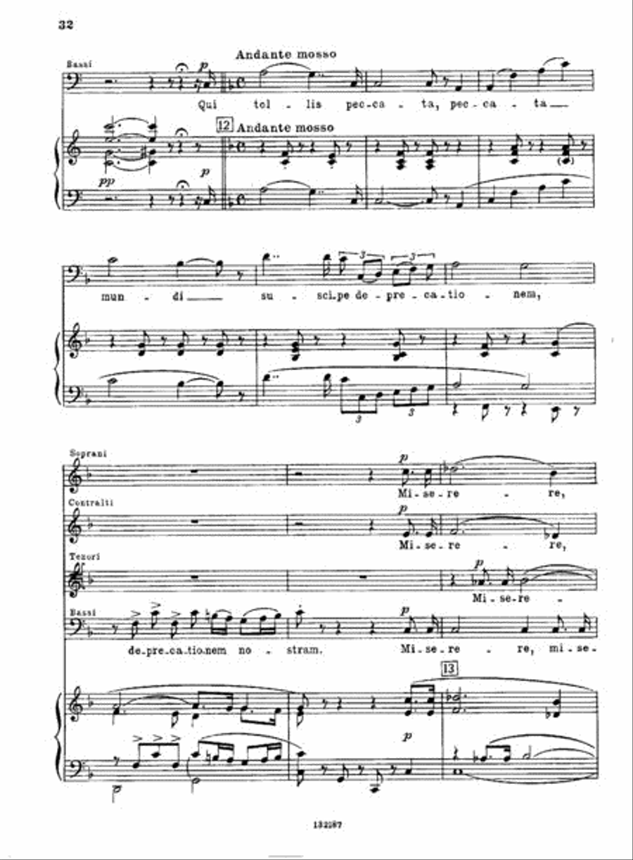 Messa di Gloria 4-Part scores gallery preview page 2