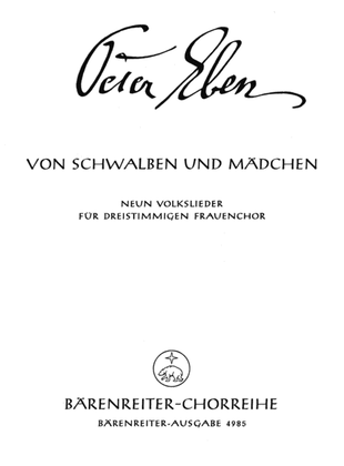 Book cover for Von Schwalben und Maedchen