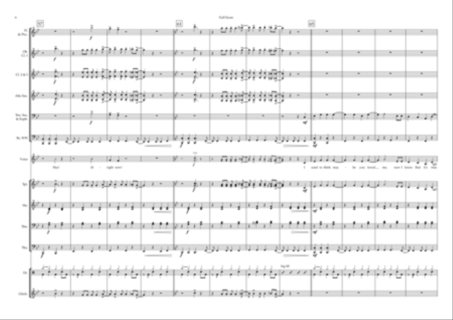 Walking On Sunshine Concert Band scores gallery preview page 6