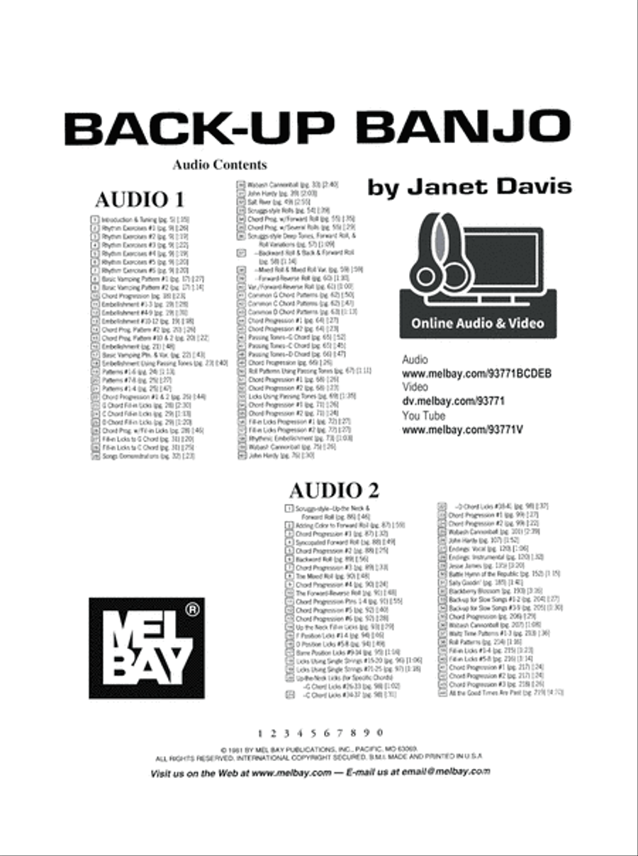 Back-Up Banjo Banjo scores gallery preview page 7