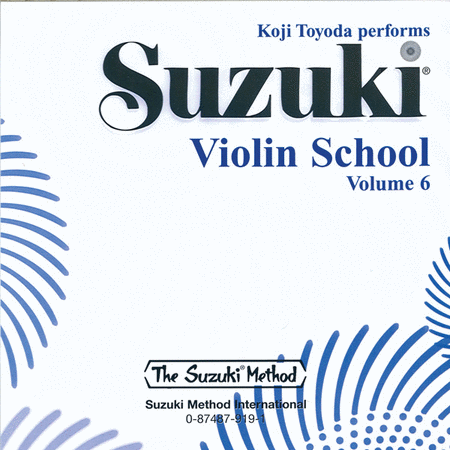 Koji Toyoda: Suzuki Violin School, Volume 6 - Compact Disc