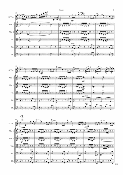 Saint-Saëns Introduction And Rondo Capriccioso Op. 24 for Violin and String Orchestra image number null