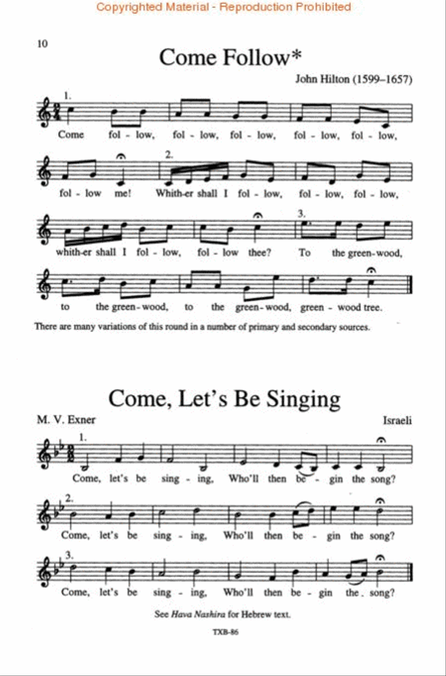 150 Rounds for Singing and Teaching Choir scores gallery preview page 2