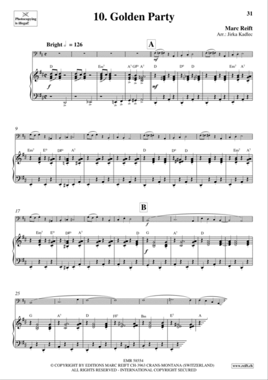 10 Funny Time Solos Piano Accompaniment scores gallery preview page 13