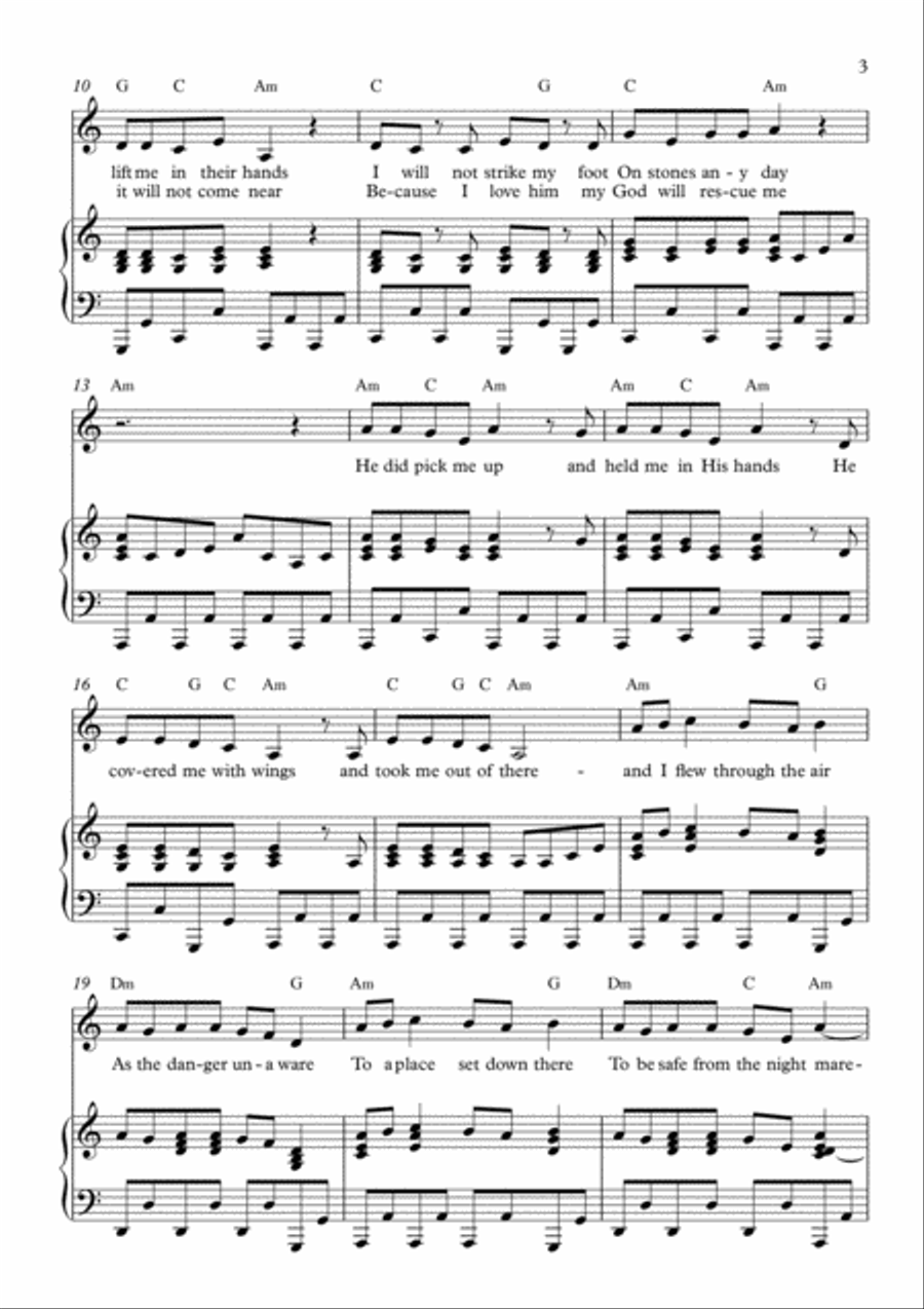 Carried By An Angel Voice scores gallery preview page 3