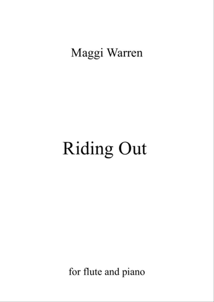 Riding Out Flute Solo scores gallery preview page 1