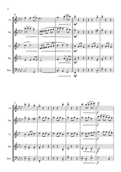 Fantasia on the Ukrainian Bell Carol - for Wind Quintet image number null