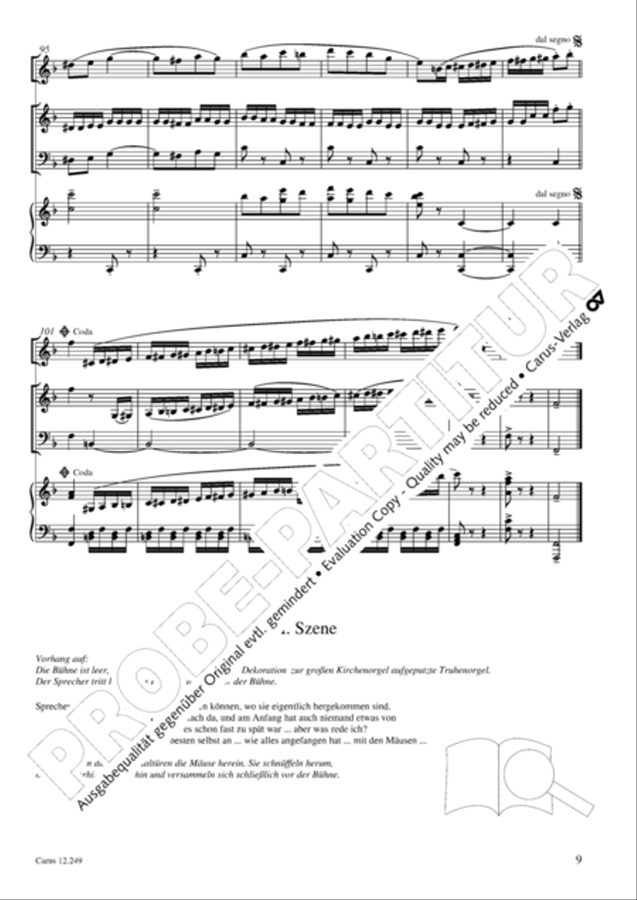Mause in der Michaelskirche 4-Part scores gallery preview page 10