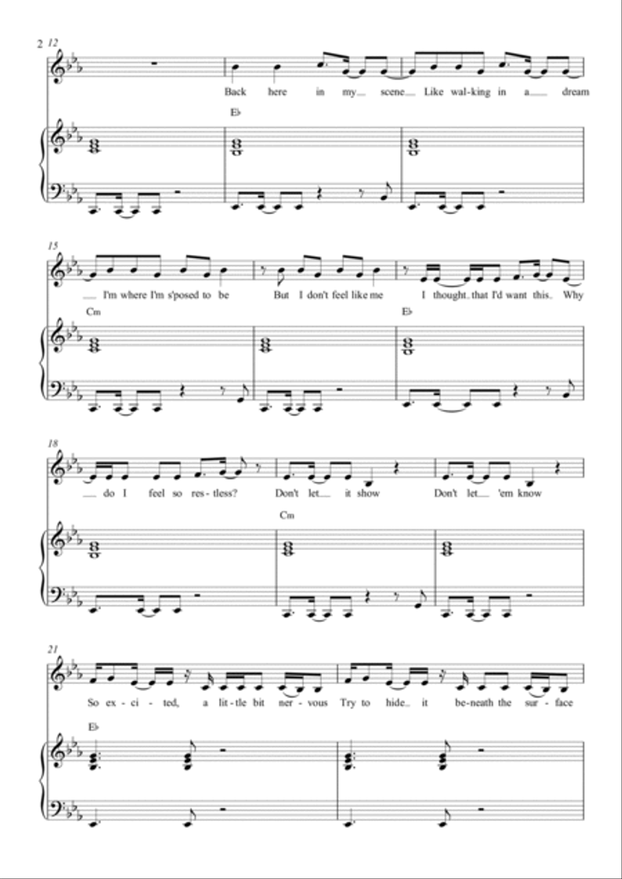 My Heart Goes Boom Boom Boom Piano, Vocal, Guitar scores gallery preview page 2