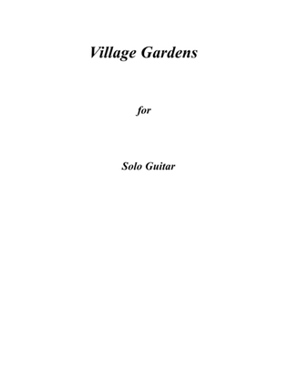 Book cover for Village Gardens