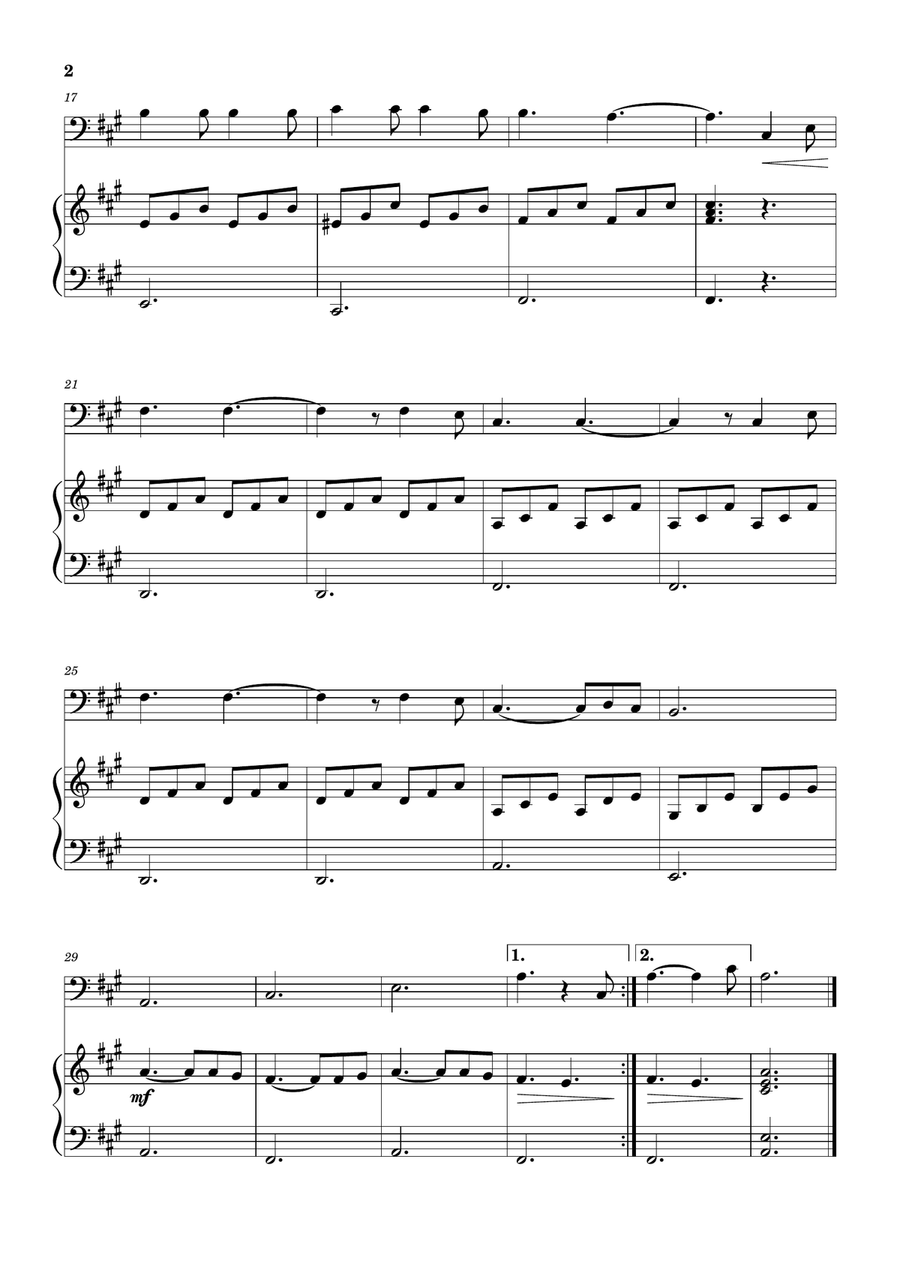 Hallelujah Piano scores gallery preview page 2