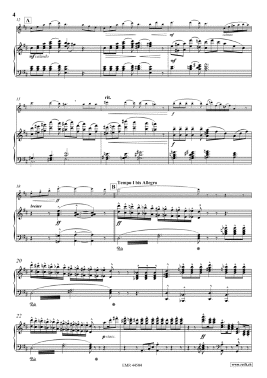 Im Walde / In The Forest Flute Solo scores gallery preview page 5