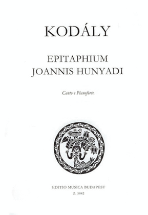 Book cover for Epitaphium Joannis Hunyadi