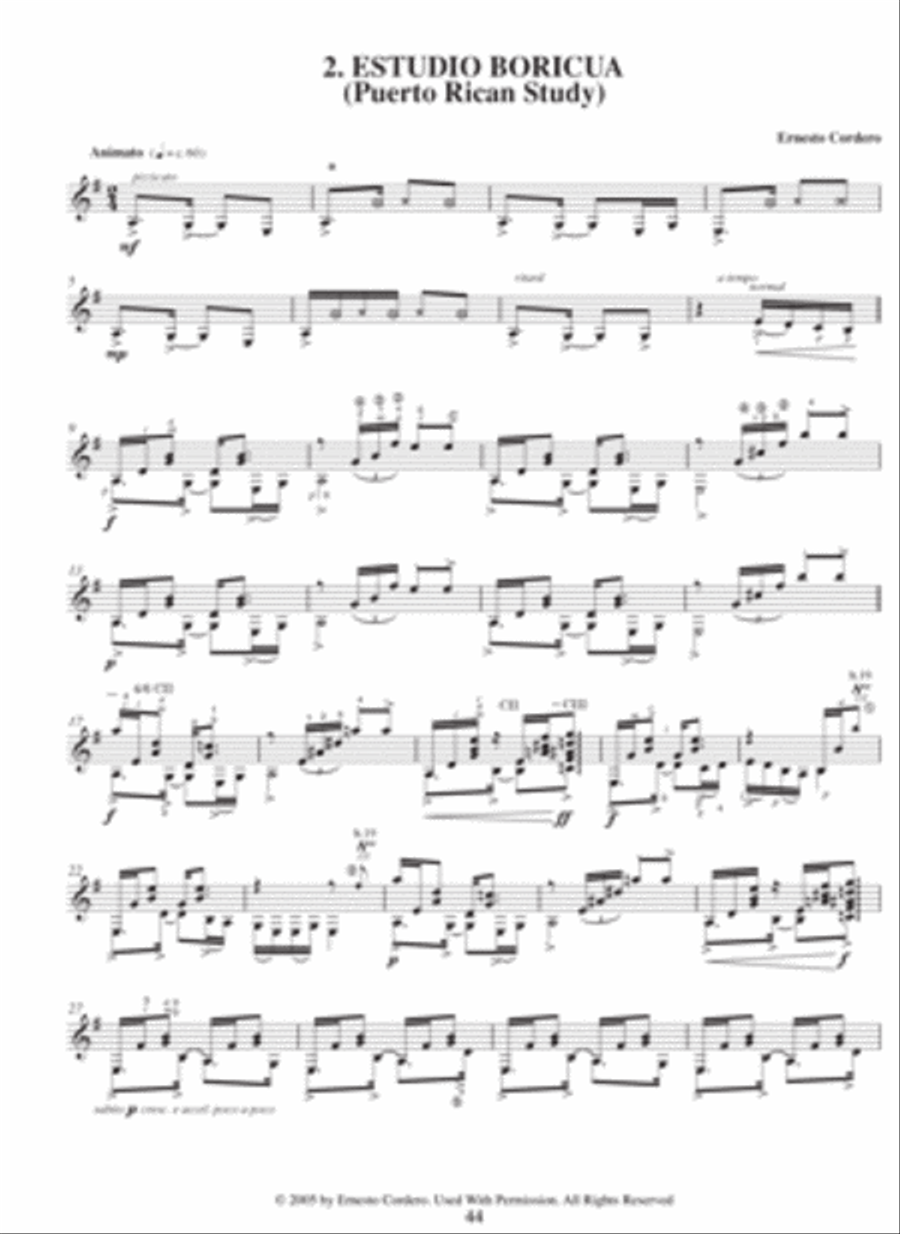 Contemporary Anthology of Solo Guitar Music Acoustic Guitar scores gallery preview page 4
