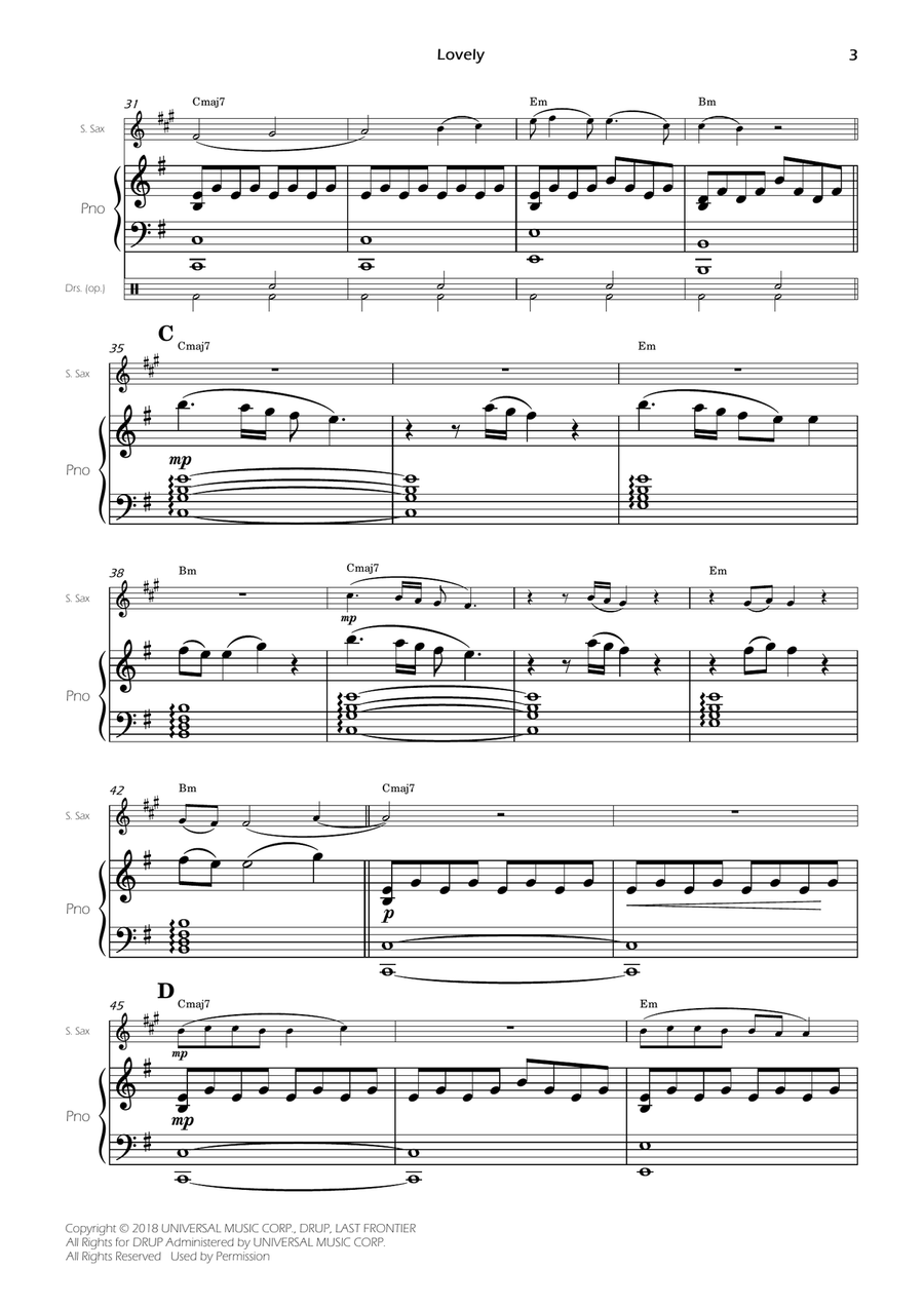 Lovely Soprano Saxophone scores gallery preview page 5