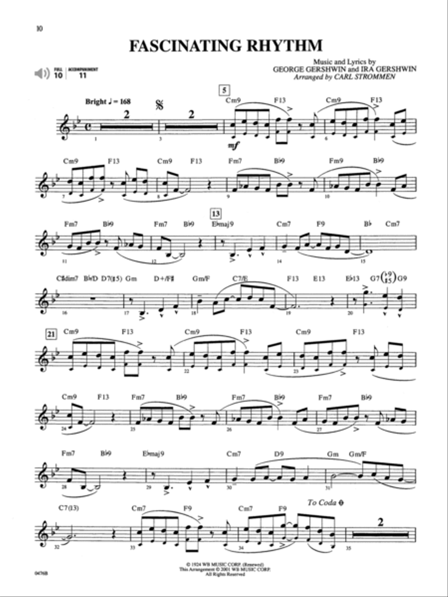 Gershwin by Special Arrangement Horn scores gallery preview page 4