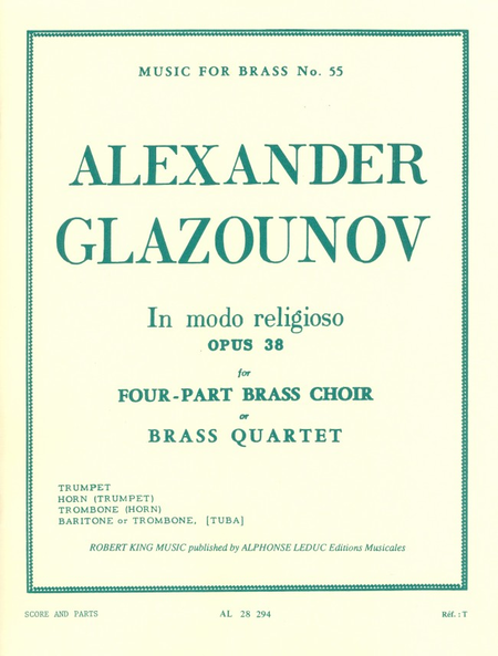 In Modo Religioso - Brass Quartet