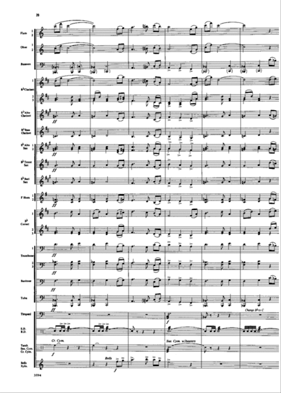 A Rainbow Bridge A Rainbow Bridge Concert Band scores gallery preview page 20