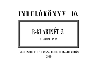 Book cover for Indulókönyv 2020 - 10 B-klarinét 3