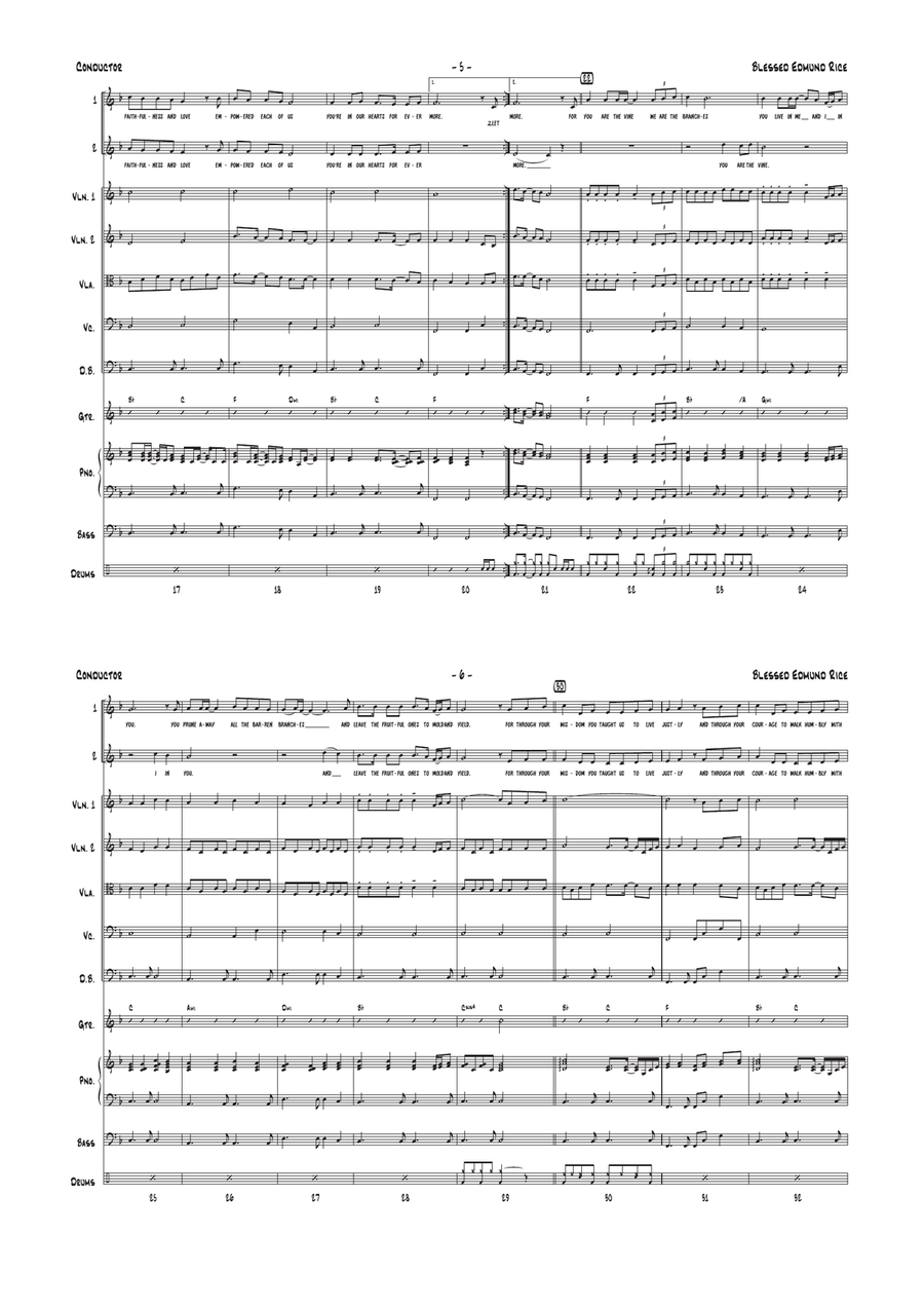 Blessed Edmund Rice Blessed Edmund Rice 2-Part scores gallery preview page 3