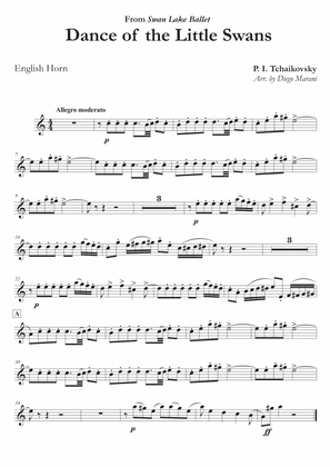 Dance of the Little Swans for English Horn and Piano