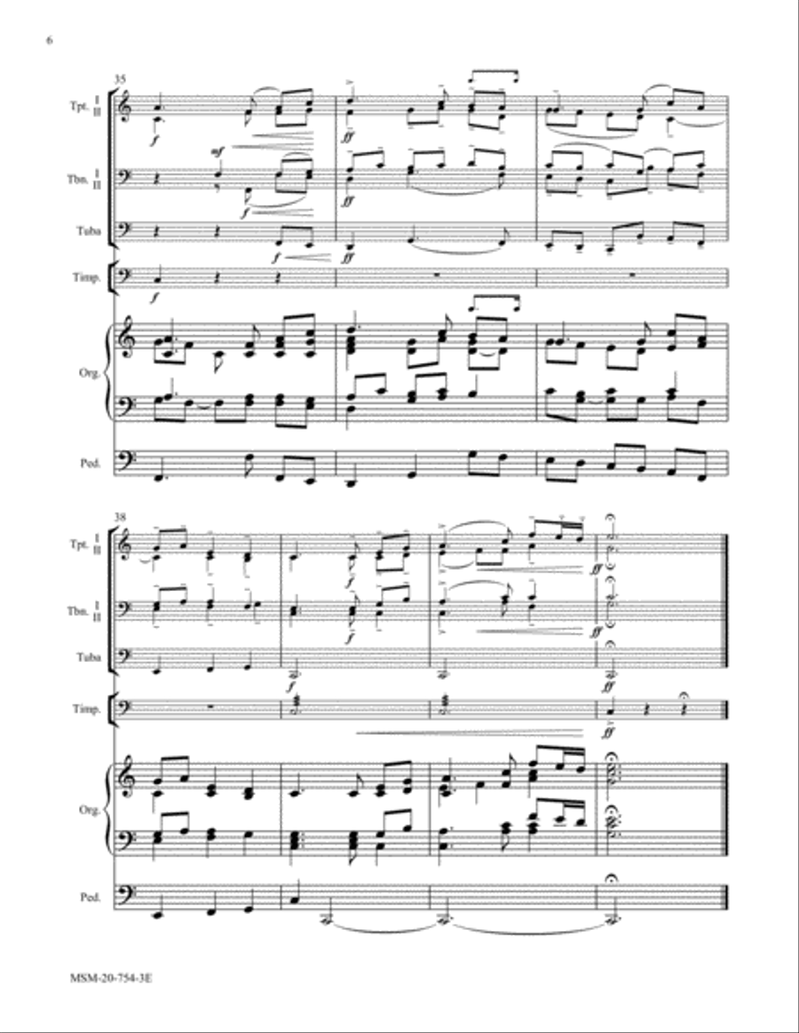 JERUSALEM in C Choir scores gallery preview page 6