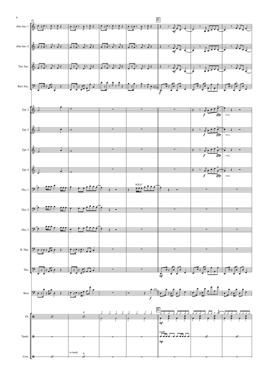 Espresso Espresso Jazz Ensemble scores gallery preview page 6