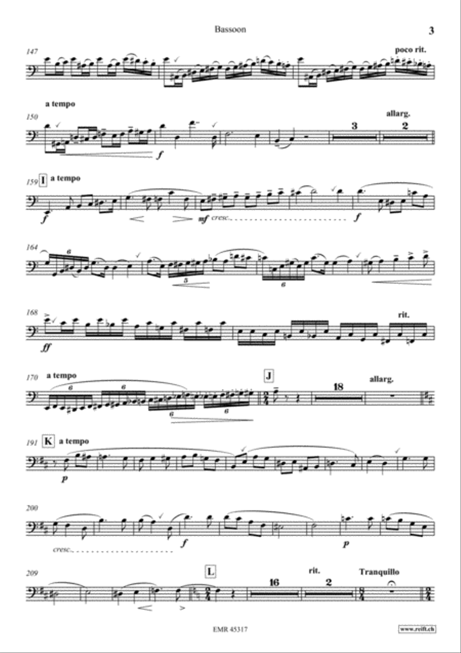 Konzert No. 1 a-moll Konzert No. 1 a-moll Bassoon Solo scores gallery preview page 4