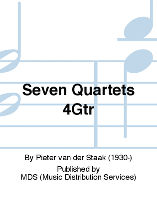 Book cover for SEVEN QUARTETS 4Gtr