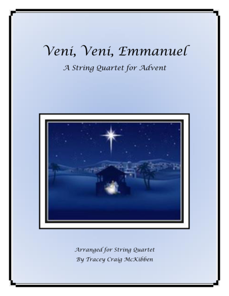 Veni, Veni, Emmanuel for String Quartet image number null