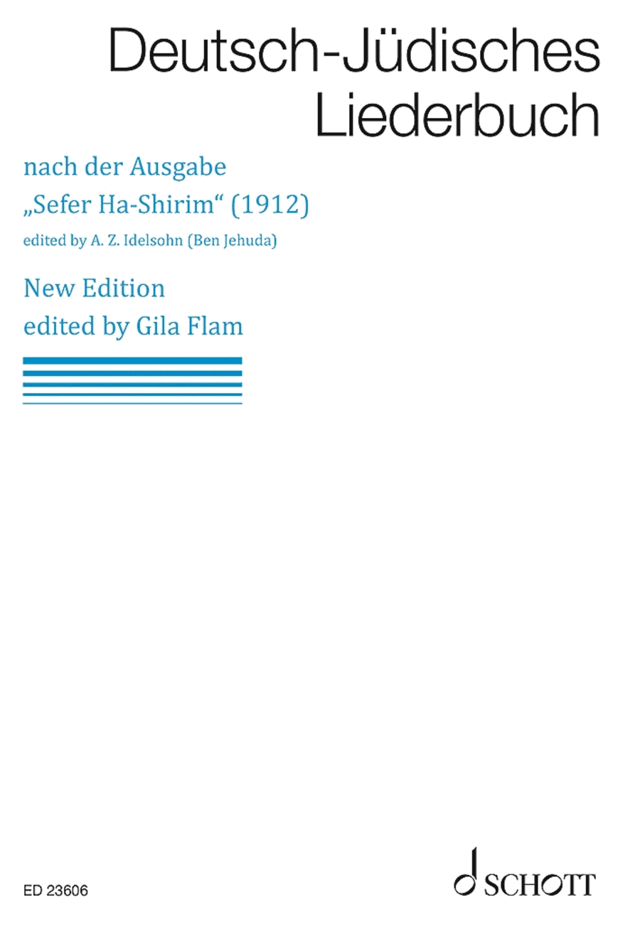 Deutsch-Jüdisches Liederbuch [German-Jewish Songbook]