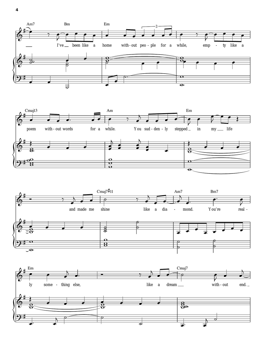 The Keeper Piano, Vocal, Guitar scores gallery preview page 4