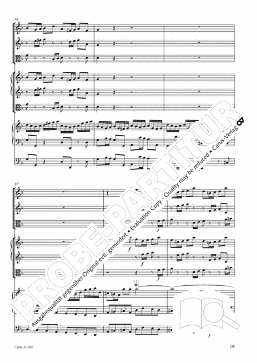 Soul and spirit are astounded (Geist und Seele wird verwirret) English Horn scores gallery preview page 20