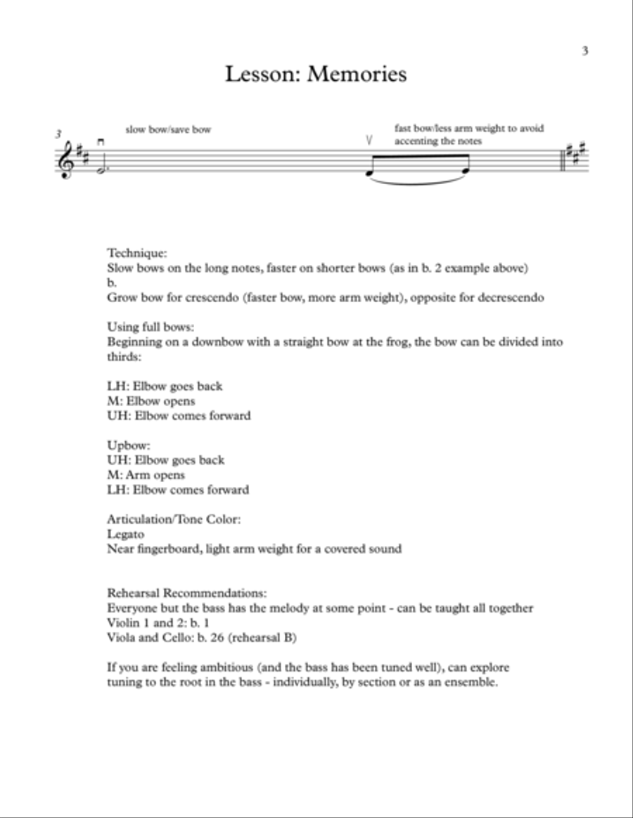 Beginning Ensemble Skills - Four Little Pieces to Focus on Technique String Orchestra scores gallery preview page 4