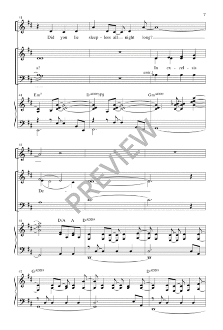 Did You Hear the Song? 4-Part scores gallery preview page 8