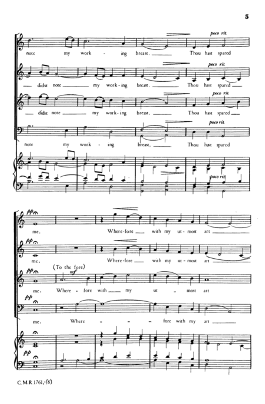 King of Glory, King of Peace 4-Part scores gallery preview page 4